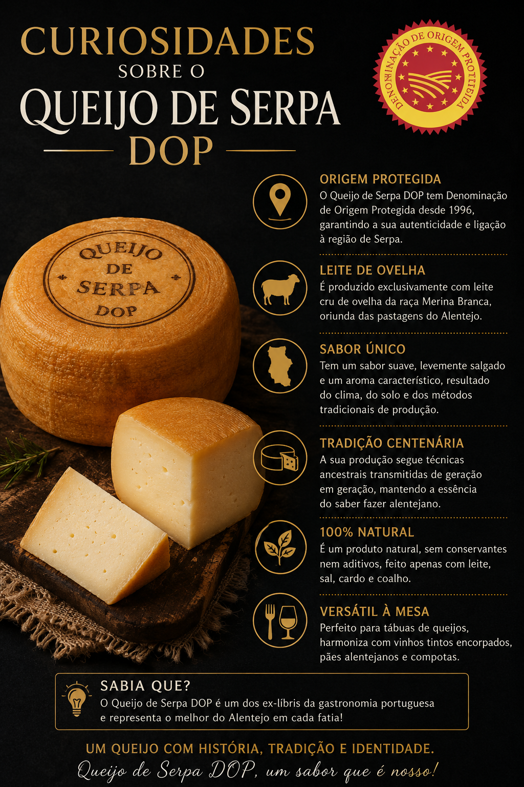 Curiosidades sobre o Queijo Serpa